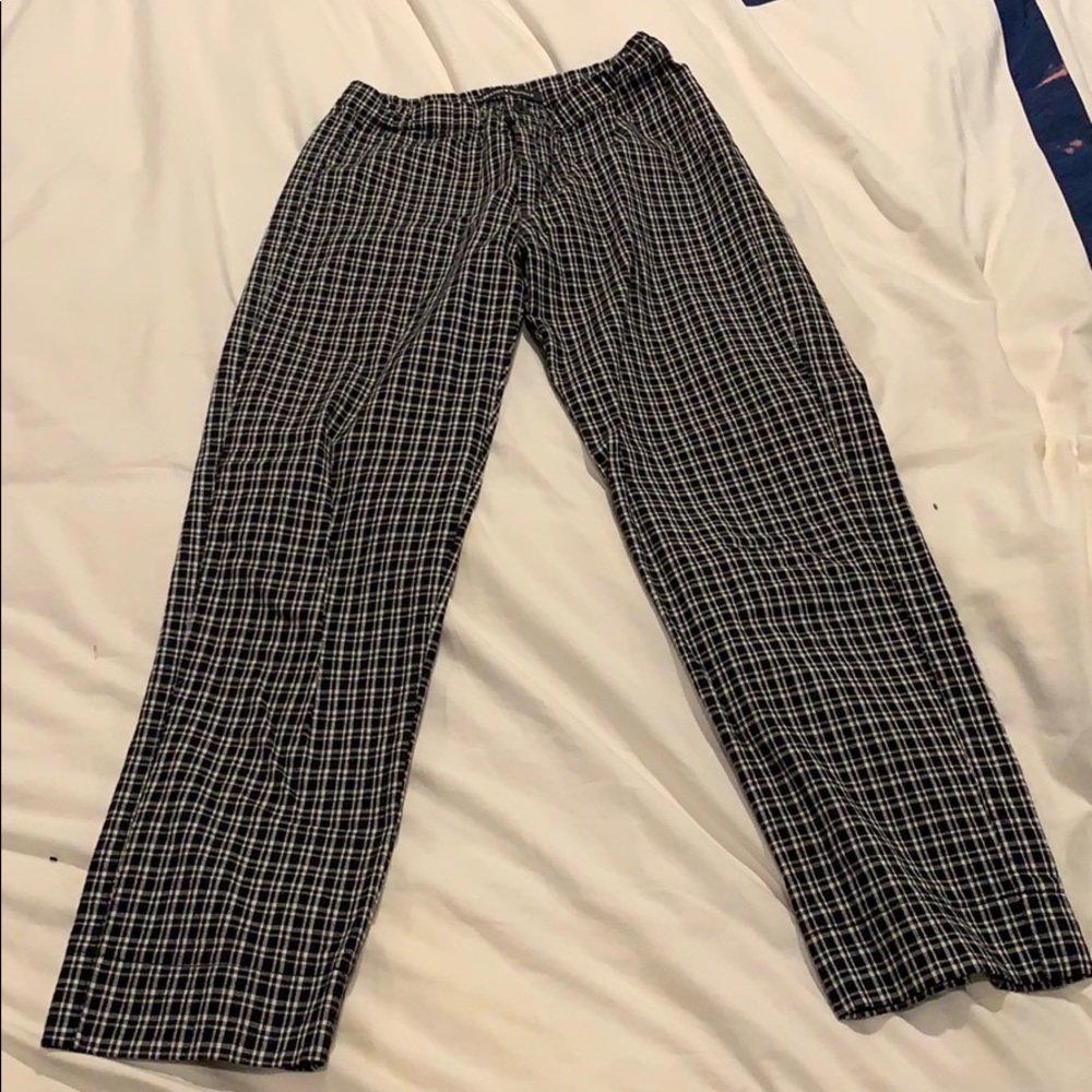 BLACK PLAID BRANDY MELVILLE PANTS